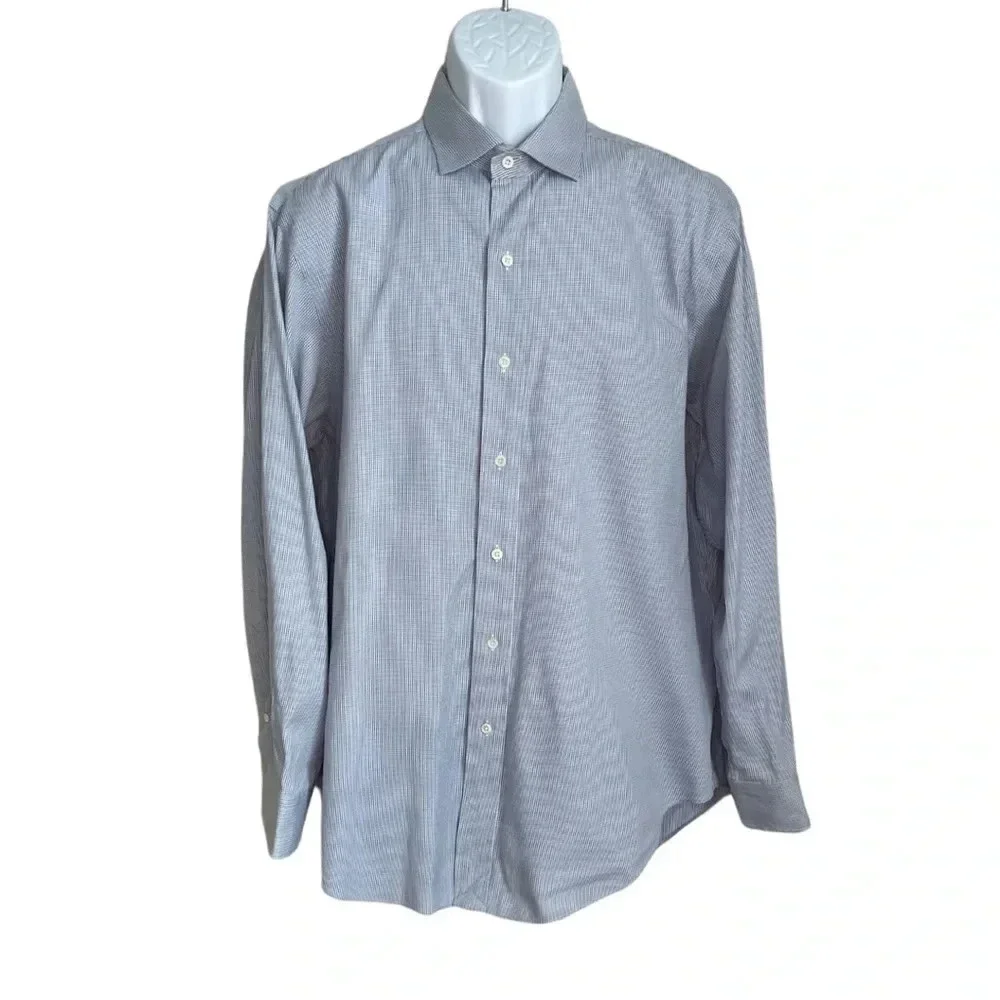 Polo by Ralph Lauren Estate Dress Shirt - Blue, 16.5-34, 100% Two-Ply Cotton